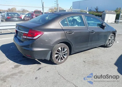 2013 Honda Civic Ex-L from USA, damaged, VIN 19XFB2F9XDE204145